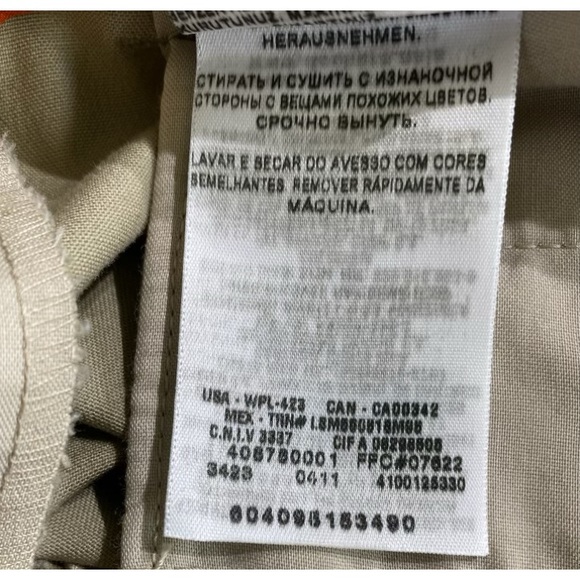 EUC Mens Dockers Pleated Front Tan Khaki Pants/Slacks, 38/34 - Picture 4 of 5